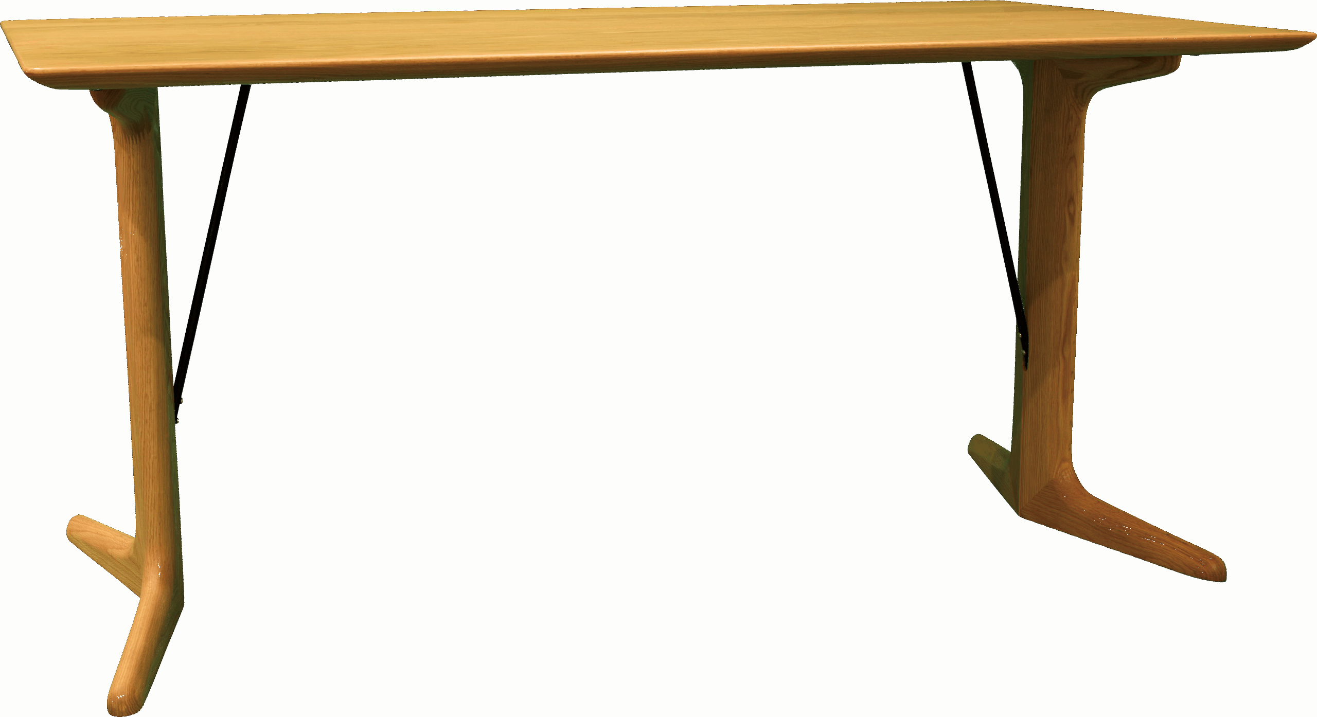 ダイニングテーブル　長方形2本脚 (Gracious)