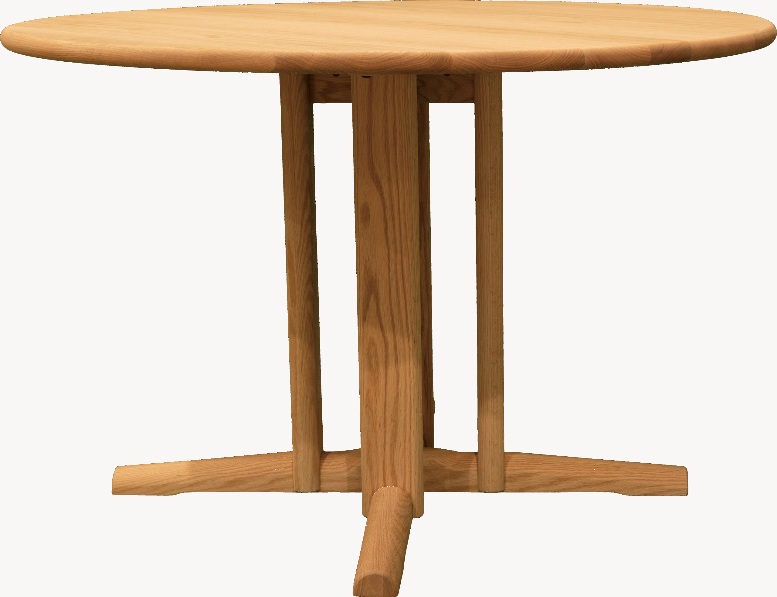 ダイニングテーブル　円形1本脚